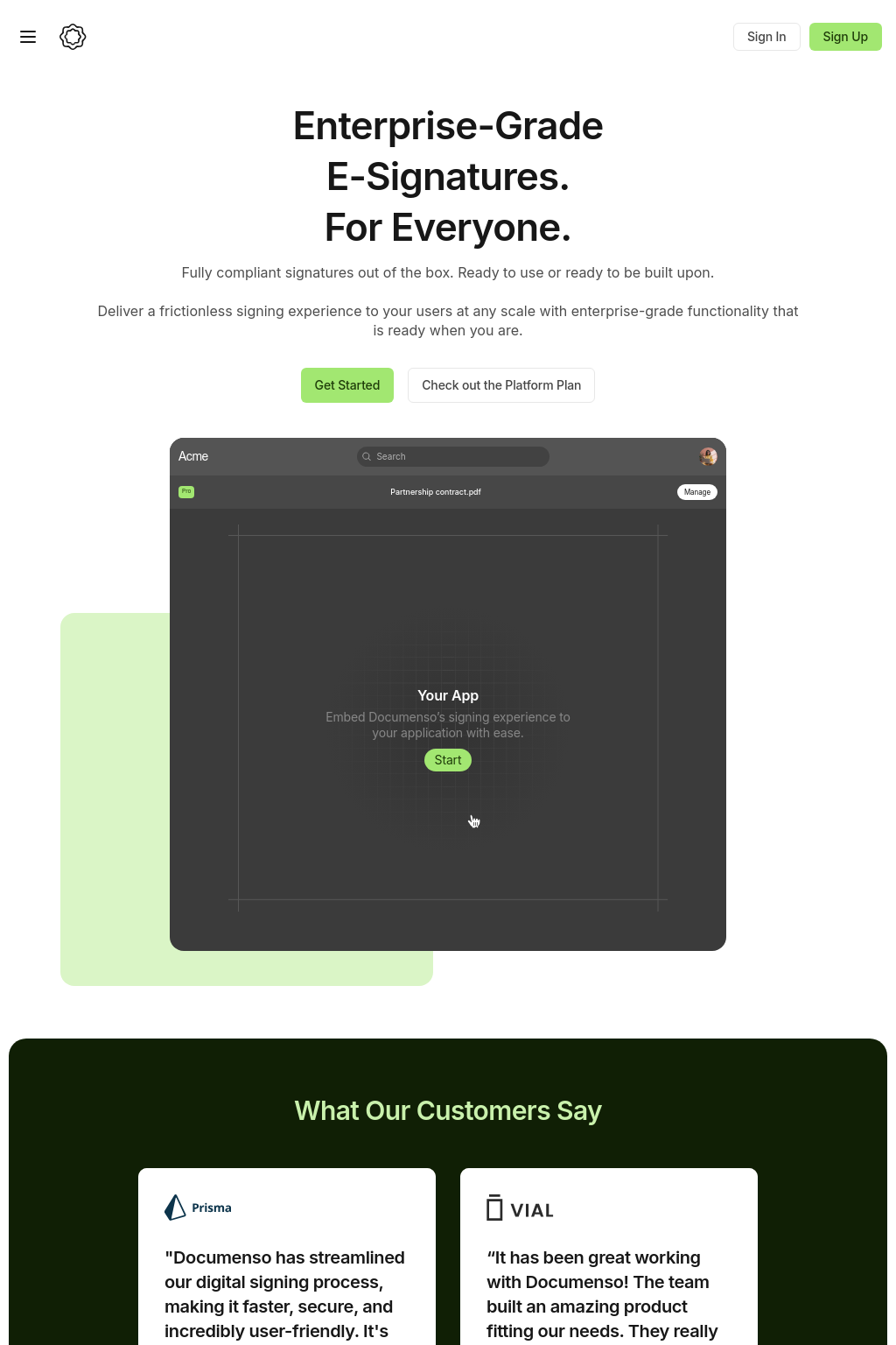 Documenso: The Open Source DocuSign Alternative.