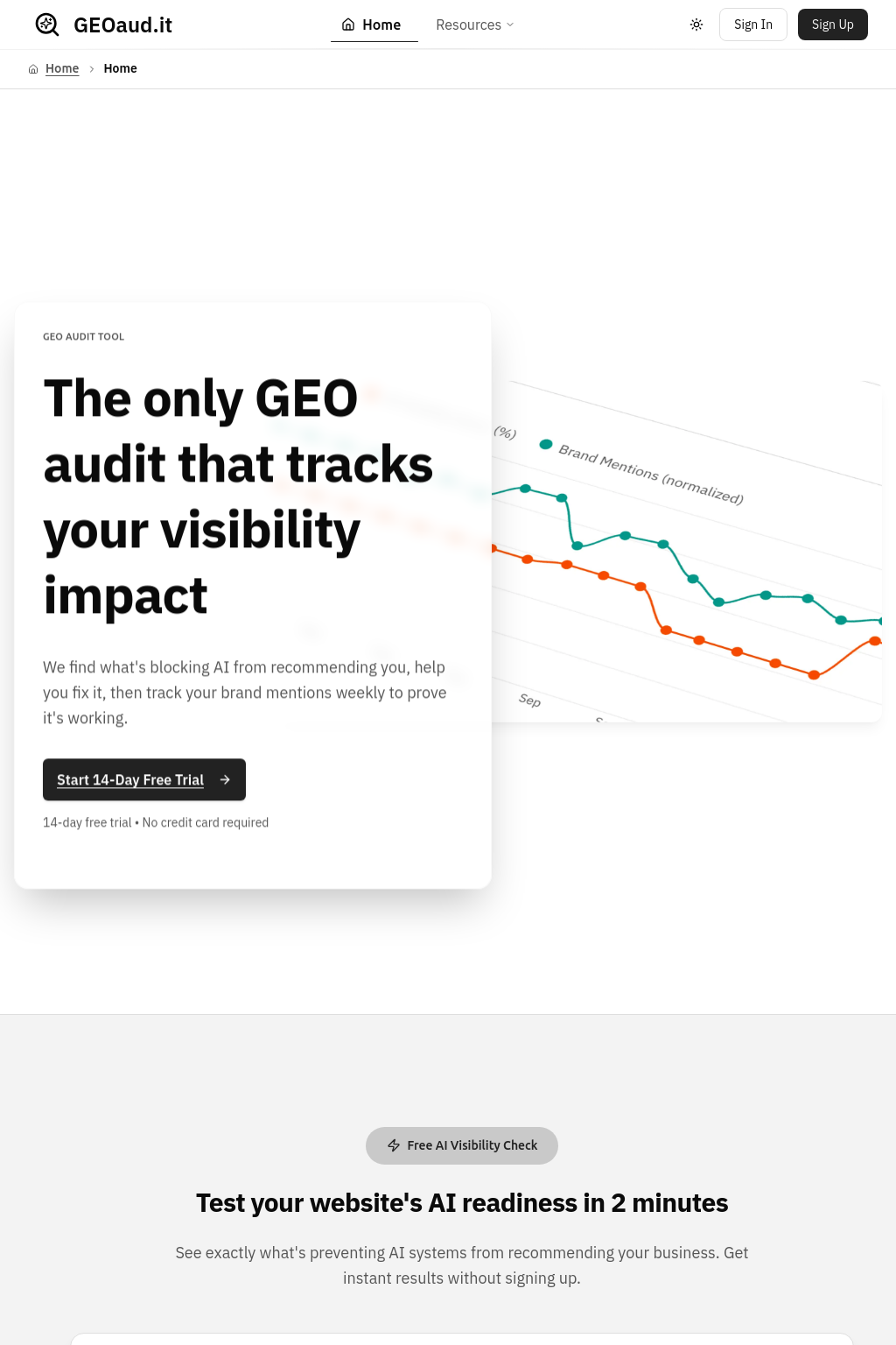 GEO Audit Tool